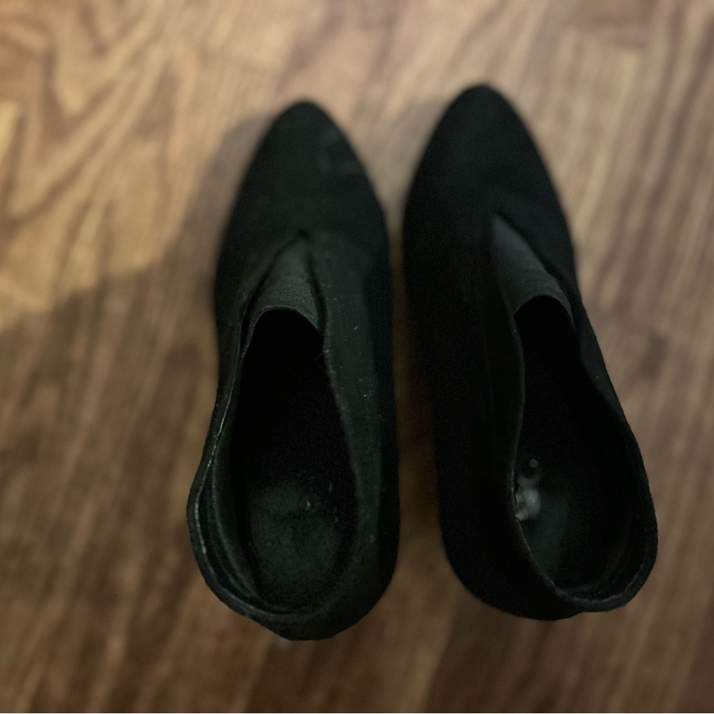 jessica cline booties heeled black